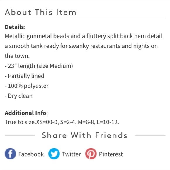 COPY - ASTR | Teal Embellished Split Back Tank - Picture 9 of 9